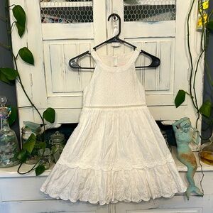 Girls Vineyard Vines Embroidered Tiered Dress